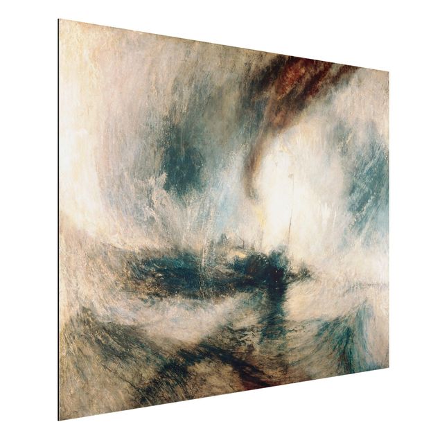 quadro astratto moderno William Turner - Tempesta di neve - Barca a vapore al largo della bocca del porto