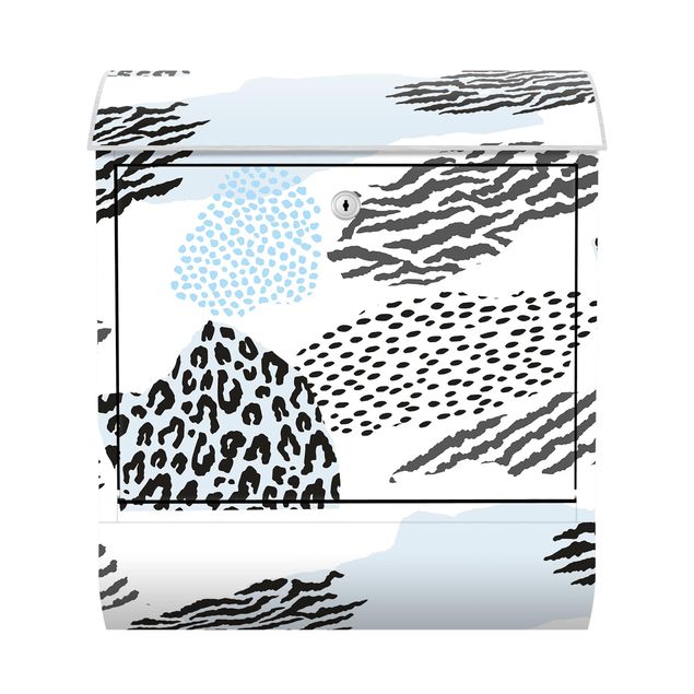 Cassetta postale - Animalprint Zebra Tiger Leopard Artico