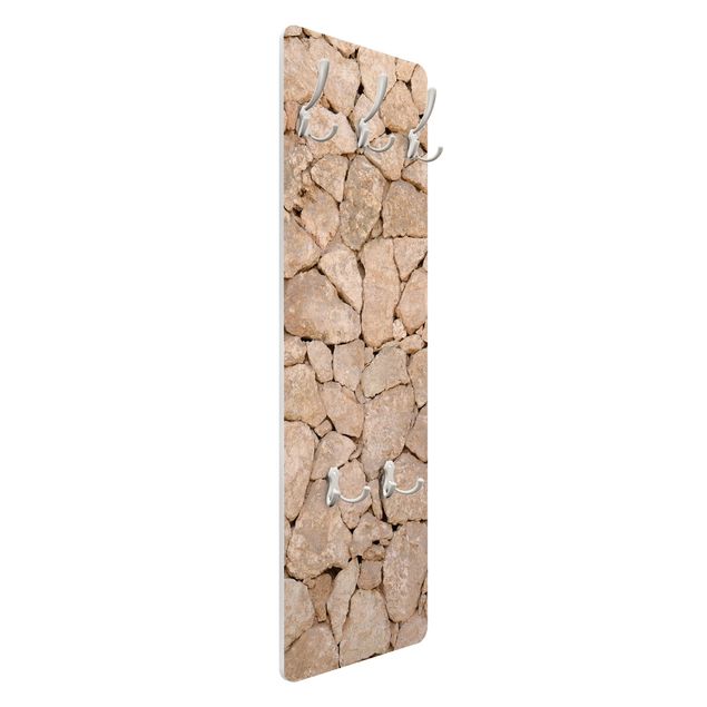 Appendiabiti effetto pietra - Muro pietre pugliesi