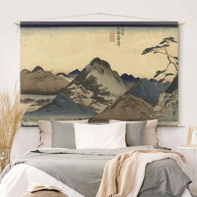 Arazzi da parete moderno Disegno asiatico - Montagna