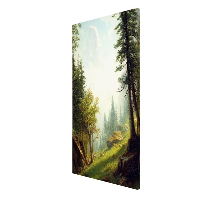 Lavagna magnetica - Albert Bierstadt - Nelle Alpi Bernesi - Formato verticale 4:3
