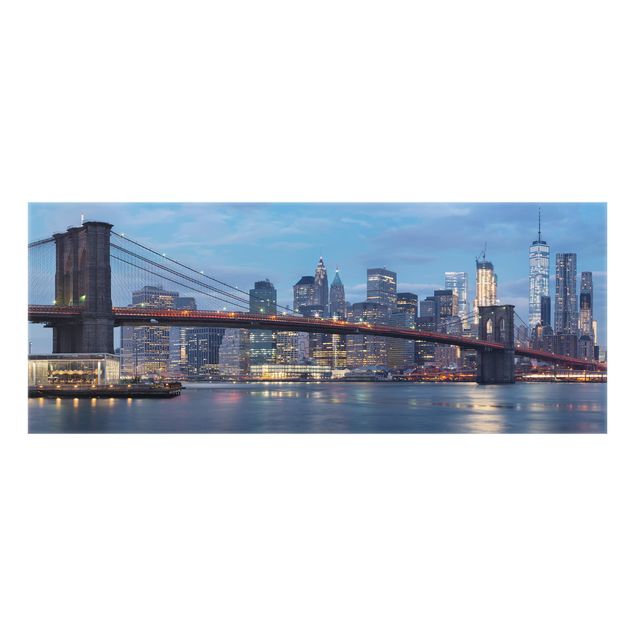Paraschizzi in vetro - Brooklyn Bridge Manhattan New York