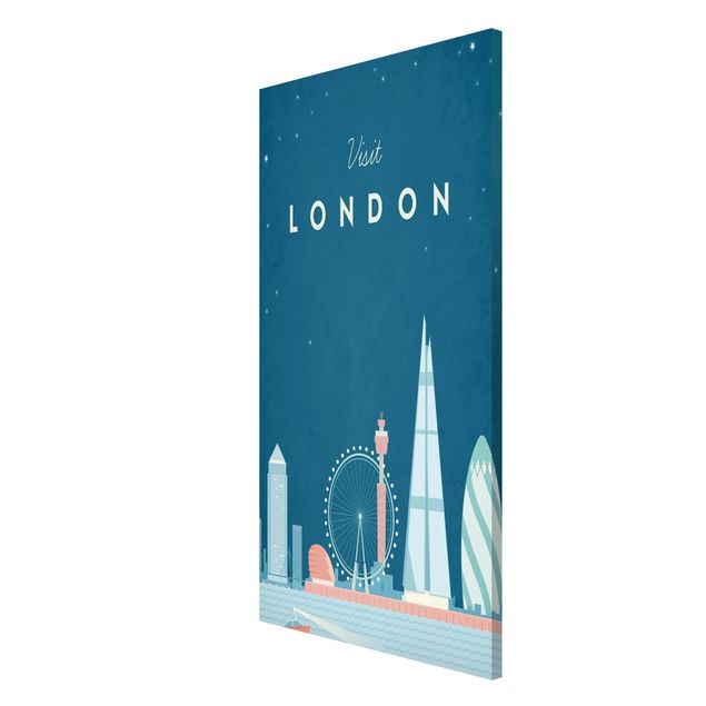 Lavagna magnetica - Poster Viaggio - Londra - Formato verticale 4:3