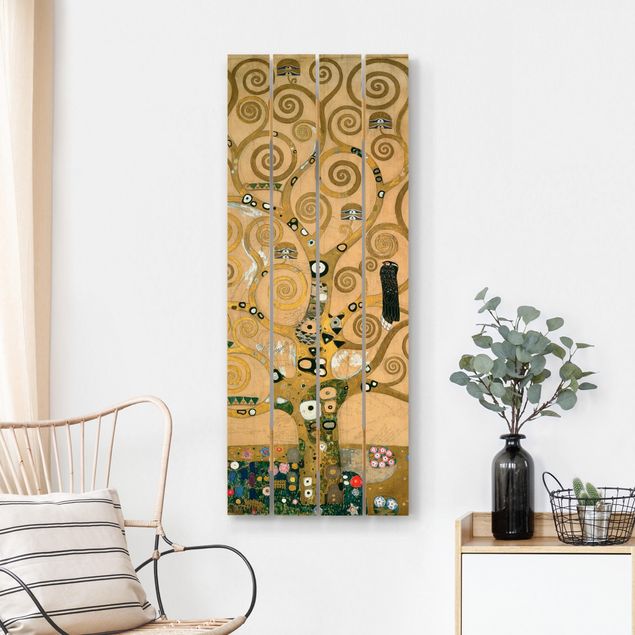 Stampa su legno - Gustav Klimt - Tree Of Life - Verticale 5:2