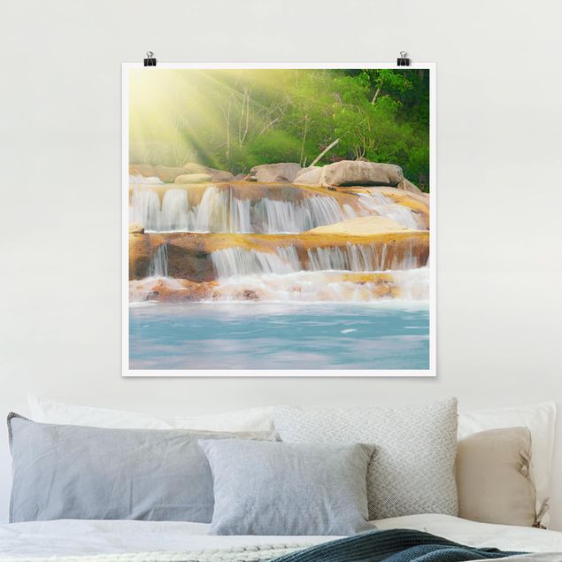 Poster - Waterfall Clearance - Quadrato 1:1