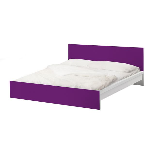 Carta adesiva per mobili IKEA - Malm Letto basso 160x200cm Colour Purple