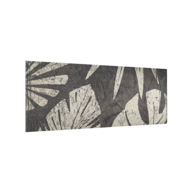Paraschizzi in vetro - Palm Leaves Against A Dark Gray