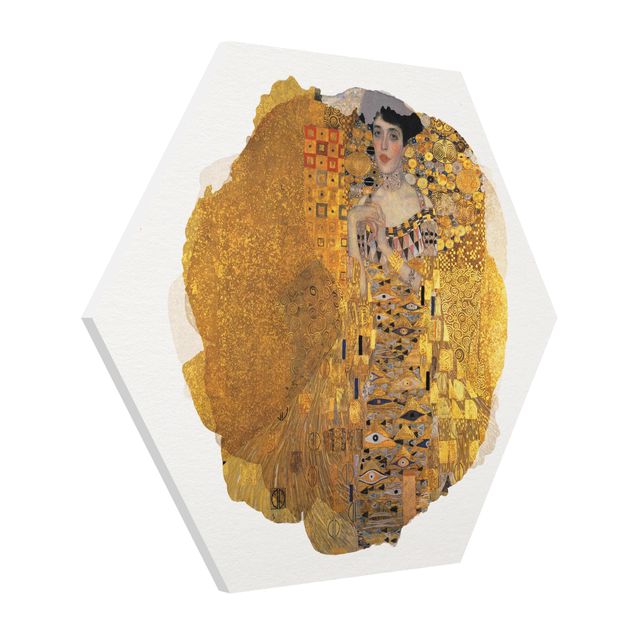 Esagono in forex - Acquerelli - Gustav Klimt - Ritratto di Adele Bloch-Bauer I