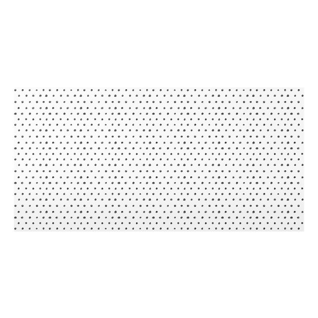 Paraschizzi in vetro - Trama di punti in inchiostro nero - Formato orizzontale 2:1