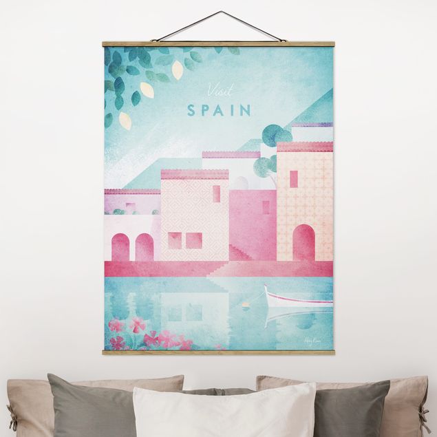 Foto su tessuto da parete con bastone - Poster di viaggio - Spagna - Verticale 4:3