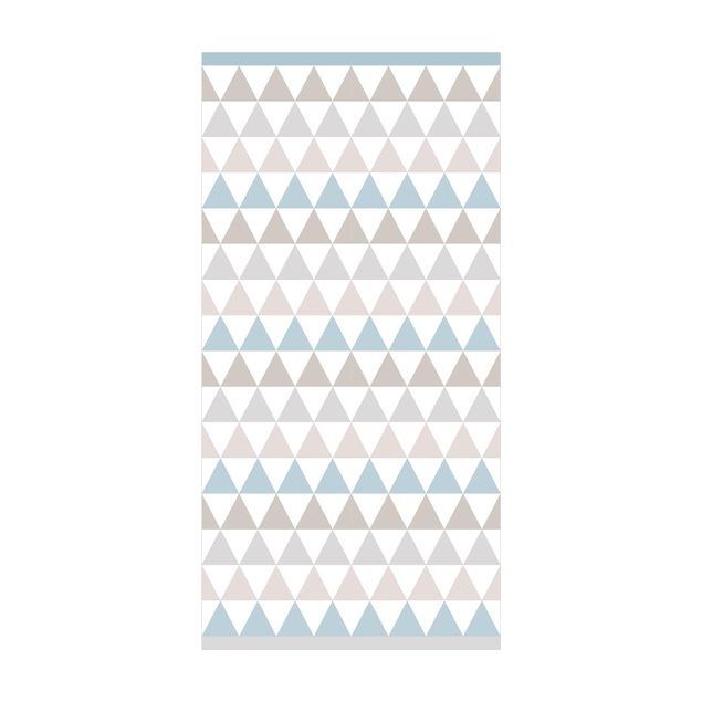 Tappeti in vinile grandi dimensioni Motivo geometrico Triangoli con strisce