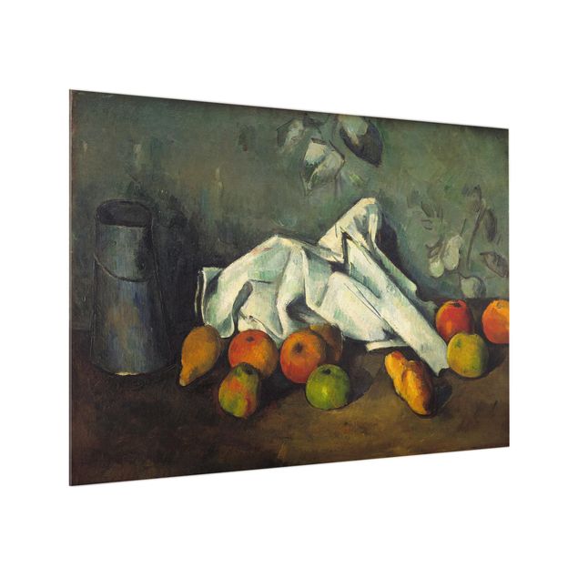 Paraschizzi in vetro - Paul Cézanne - Milk Can And Apples