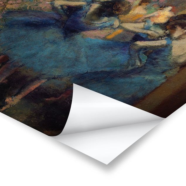 Poster - Edgar Degas - The Blue Dancers - Quadrato 1:1