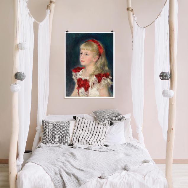 Poster - Auguste Renoir - Mademoiselle Grimprel - Verticale 4:3