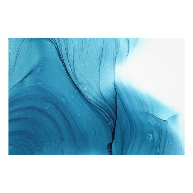 Paraschizzi in vetro - Mélange blu - Formato orizzontale 3:2