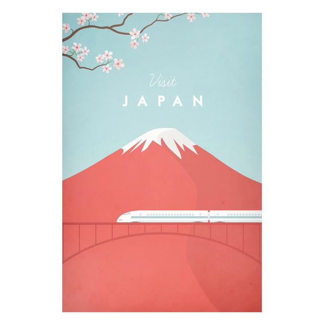 Lavagna magnetica - Poster Viaggio - Giappone - Formato verticale 2:3