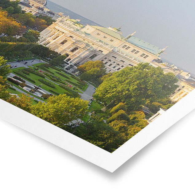 Poster - Veduta di Vienna - Panorama formato orizzontale
