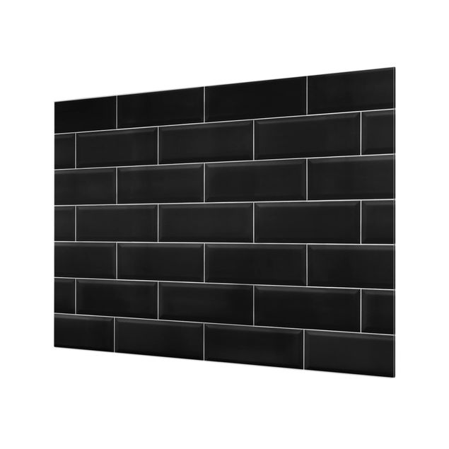 Paraschizzi in vetro - Ceramic Tiles Black