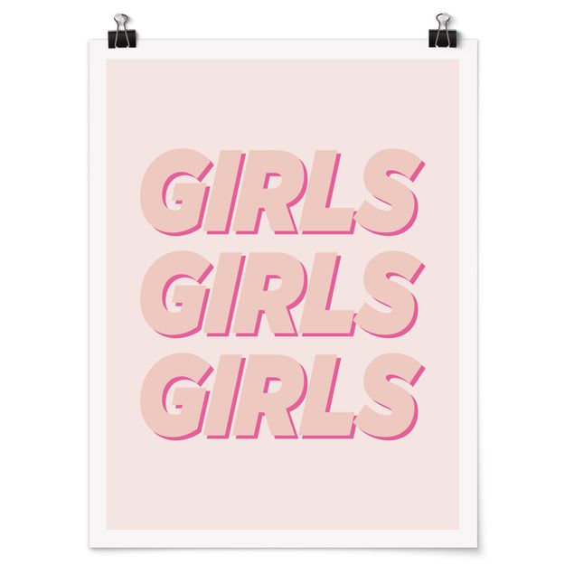 Poster - Girls Girls Girls - Verticale 4:3