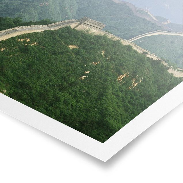 Poster - La Grande Muraglia cinese a cielo aperto - Quadrato 1:1