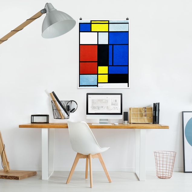 Abstrakte Malerei Piet Mondrian - Tableau n. 1