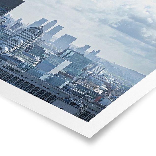 Poster - Skyline di Londra - Panorama formato orizzontale