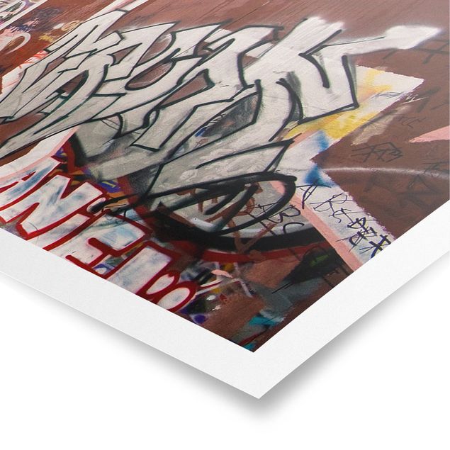 Poster - Skate Graffiti - Panorama formato orizzontale