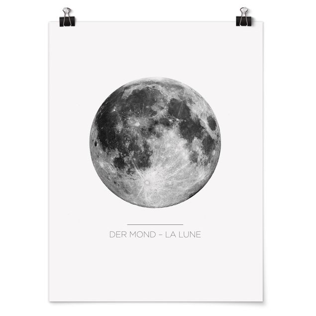 Poster - La Luna - La Luna - Verticale 4:3