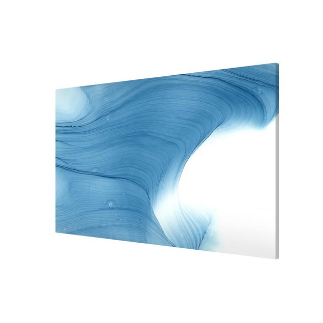 Abstrakte Malerei Mélange in blu chiaro