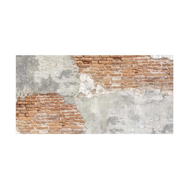 Tappeti effetto pietra Shabby muro di mattoni