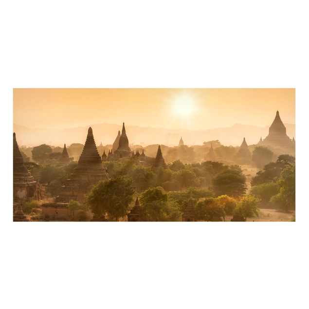 Lavagna magnetica - Tramonto su Bagan