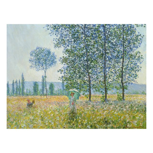Paraschizzi in vetro - Claude Monet - Fields In Spring