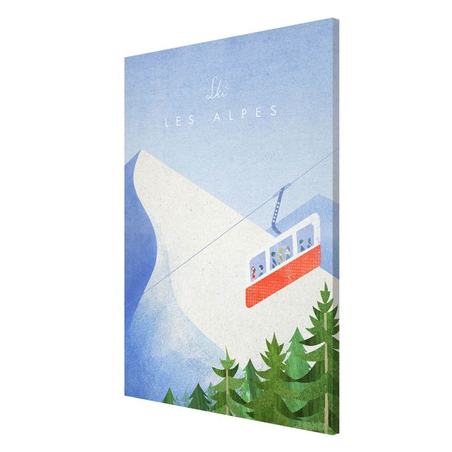 Lavagna magnetica - Poster di viaggio - Alpi
