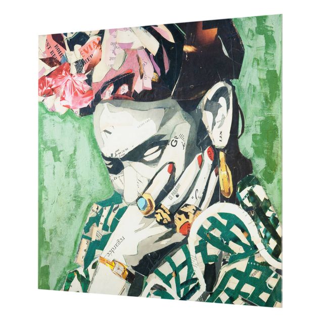Paraschizzi in vetro - Frida Kahlo - Collage No.3