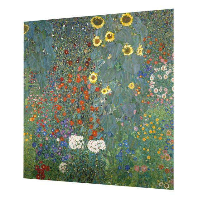Paraschizzi in vetro - Gustav Klimt - Garden Sunflowers