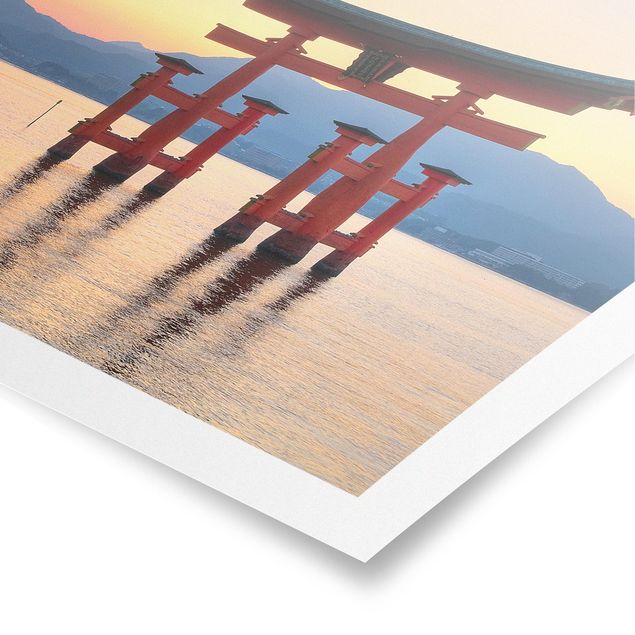 Poster - Torii Itsukushima - Quadrato 1:1
