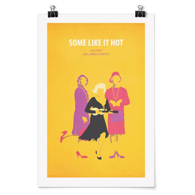 Poster - Poster di film A qualcuno piace caldo - Verticale 3:2