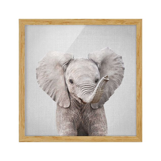 Poster con cornice - Elefantino Elsa