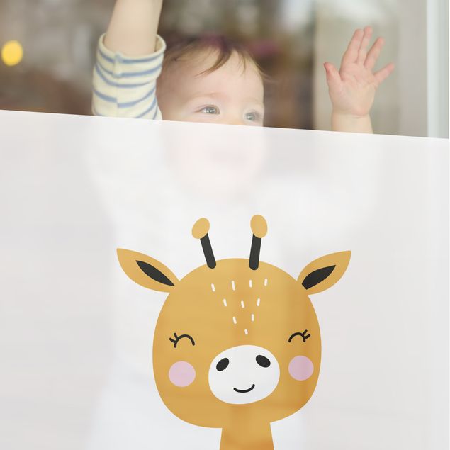Decorazione per finestre - Baby Giraffe