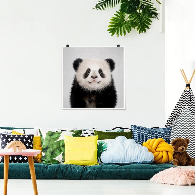Poster cameretta bambini animali Piccolo Panda Prian