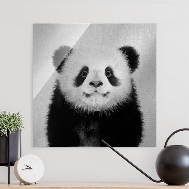 Gal Design quadri Cucciolo di Panda Prian Bianco e Nero