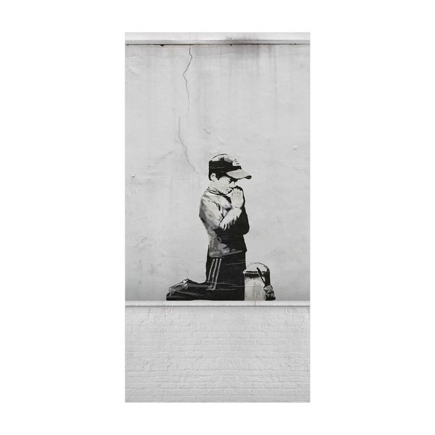 Tappeti in vinile - Ragazzo che prega - Brandalised ft. Graffiti by Banksy - Formato verticale 1:2