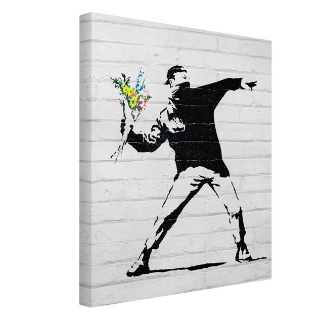 Brandalised® - featuring Graffiti by Banksy  Banksy - Lancio di fiori