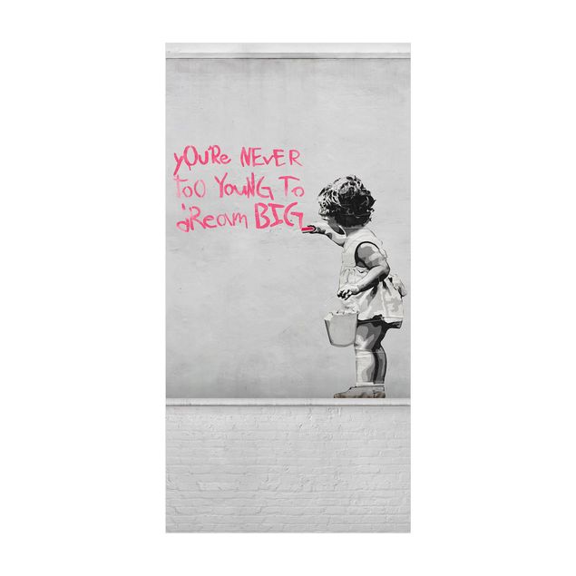 Tappeti in vinile - Dream Big - Brandalised ft. Graffiti by Banksy - Formato verticale 1:2