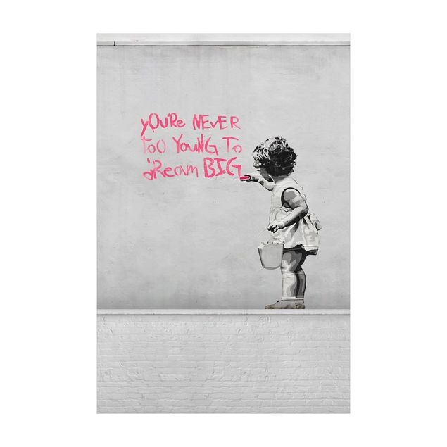 Tappeti in vinile - Dream Big - Brandalised ft. Graffiti by Banksy - Formato verticale 2:3