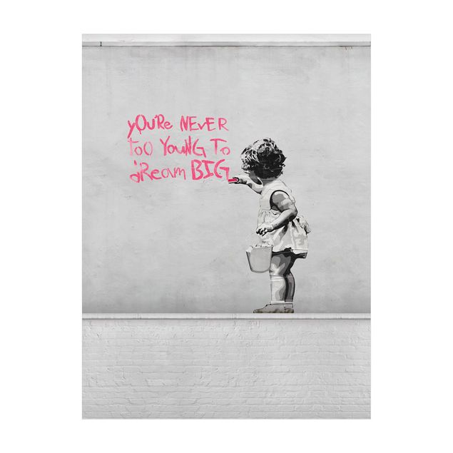Tappeti in vinile - Dream Big - Brandalised ft. Graffiti by Banksy - Formato verticale 3:4