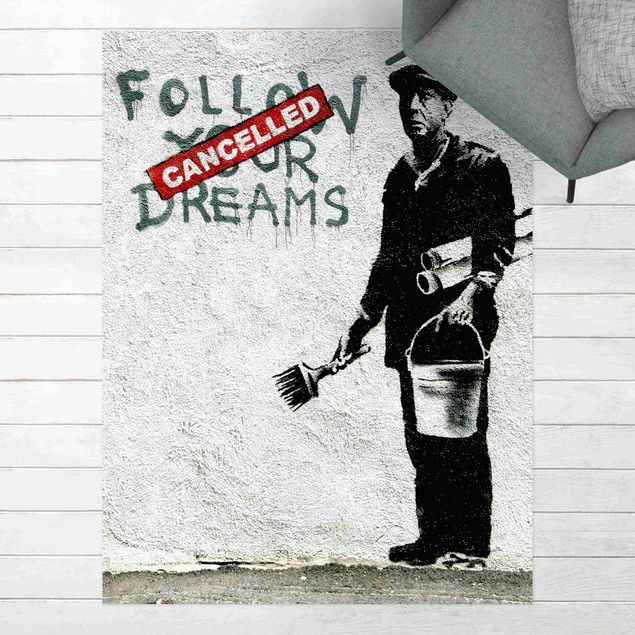 Tappeto per balcone Follow Your Dreams - Brandalised ft. Graffiti by Banksy