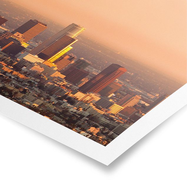 Poster - Skyline Los Angeles - Panorama formato orizzontale