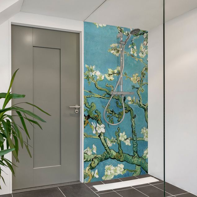 Rivestimenti per doccia blu Vincent Van Gogh - Mandorli in fiore