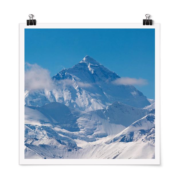 Poster - Monte Everest - Quadrato 1:1